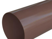 Труба водосточная 4м, коричневая для водосточной системы Альта-Профиль Элит D-95