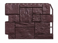 Фасадные панели Holzplast Туф Темно-коричневый