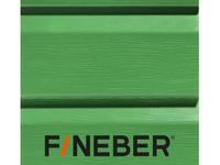 Сайдинг Fineber, коллекция extra color, зеленый